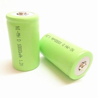 [โค้ด MAYINC30 ลด30%]ถ่านไฟฉาย ถ่านชาร์จ ขนาด D 10000mah 1.2V NI-MH D ถ่าน