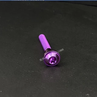 สกรูไทเทเนียม M6 TC4/GR5 M6X10 มม.-45 มม. สีม่วง สีฟ้า สําหรับรถจักรยานยนต์