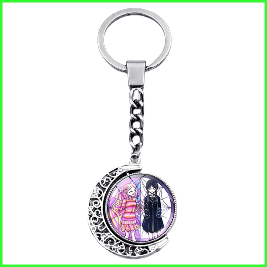 Wednesday Merchanted พวงกุญแจ Wednesday โลหะการ์ตูน Addams สําหรับ BFF ลูกสาว Teen Girls พวงกุญแจ fi