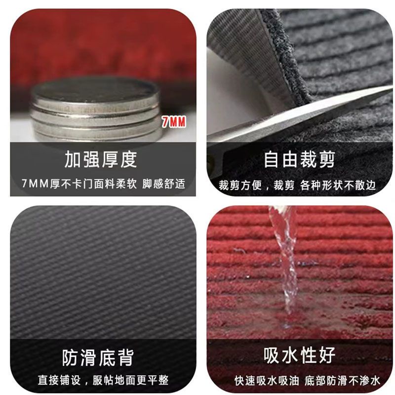 [พร้อมส่ง] พรมเช็ดเท้า เสื่อทาทามิ กันลื่น ดูดซับน้ําได้ดี สําหรับห้องนั่งเล่น ทางเข้า โรงแรม Ais - รูปที่ 7