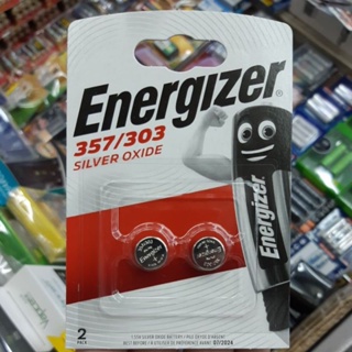 ถ่าน Energizer 357/303, SR44, SR44SW/W 1.55V ของแท้ Made in U.S.A. ถ่าน