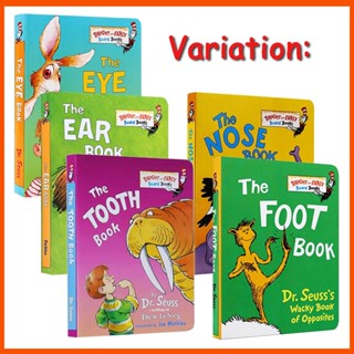 ดร. Seusss The Nose, Ear, Foot, Tooth, Eye Board Books Series