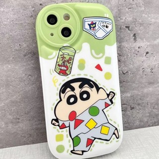 เคสป้องกันโทรศัพท์มือถือ ลายการ์ตูนชินจัง กันกระแทก สําหรับ Apple Iphone 11promax 12 13promax 14promax 12pro 11 xsm xs xr 7plus 8plus