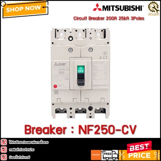 BREAKER MITSUBISHI NF250-CV ,3P 200A