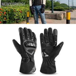 Newyork251 ถุงมือ แบบแข็ง กันน้ํา กันตก สําหรับแข่งรถจักรยานยนต์ Powersports