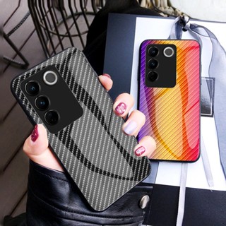 เคสโทรศัพท์มือถือกระจกนิรภัยแข็ง กันกระแทก สําหรับ VIVO V27 Pro V27e V25e Y16 Y02S Y22 Y22S Y35 2022