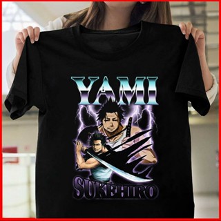 Humor O-neck Cotton Best Selling Yami Sukehiro Black Clover Anime Manga T Shirt_01_03