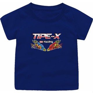 ใหม่ล่าสุด เสื้อยืดลําลอง แขนสั้น คอกลม พิมพ์ลาย Trondol Racing Turbo Twin สําหรับเด็ก ไซซ์ S-5XL