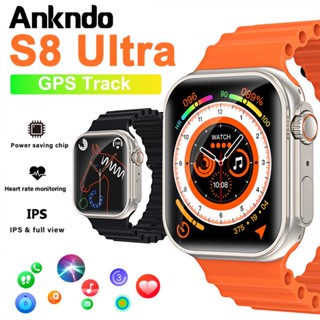 S8 Ultra Smart Watch New Series 8 สมาร์ทวอทช์ S8 Ultra สมาร์ทวอทช์ ผู้ชาย ผู้หญิง เชื่อมต่อบลูทูธ โทรได้ ชาร์จไร้สาย หน้าจอ HD Smartwatch