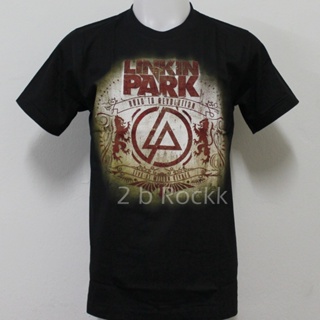 เสื้อยืดแขนสั้นเสื้อยืดแขนสั้นเสื้อวง LINKIN PARK เสื้อยืด เสื้อ ลิงคินพาร์ก S51 Size ยุโรปS-5XLS-5XL