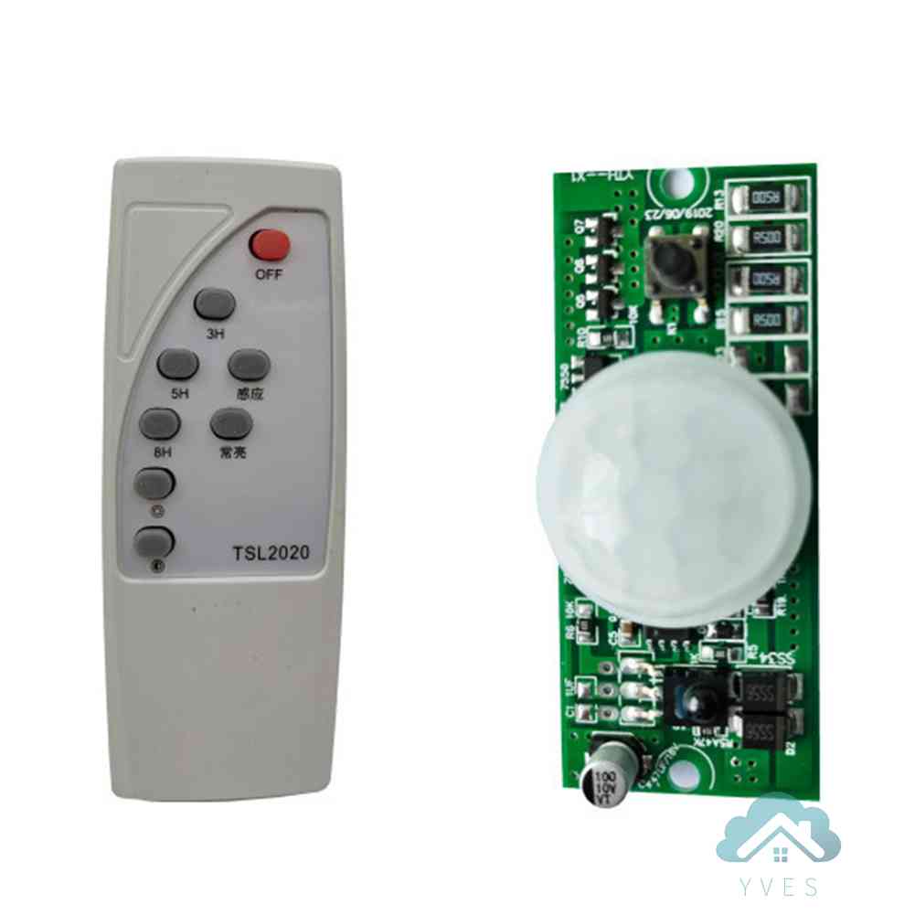 【พร้อมส่ง】แผงวงจรควบคุมไฟ พลังงานแสงอาทิตย์ PIR 3.2V 3.7V [Yves.th]