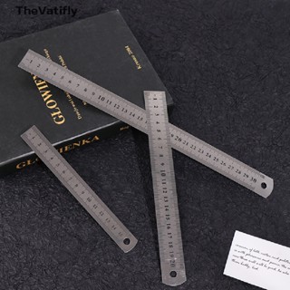 [TheVatifly] 3Pcs Stainless Steel Ruler for Engineering School Office 15cm/20cm/30cm [Preferred]