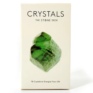 Crystals The Stone Deck - 78 Crystal Cards to Energize your Life New Couple Game Gift