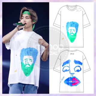   TS (พร้อมส่งลายวี sizeM) เสื้อเพนท์ลายแบบบีทีเอส BTS บังทัน วี,จองกุก,ชูก้า,RM,จีมิน