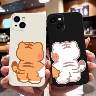 เคสโทรศัพท์มือถือแบบนิ่ม กันรอยกล้อง ลายการ์ตูนเสือ สําหรับ VIVO Y21A Y21S Y21T Y21 Y30i Y30 Y31 Y33T Y33S Y51A Y50 Y51 Y52 Y53S Y55 Y72 Y73 Y75 Y76 Y77 5G