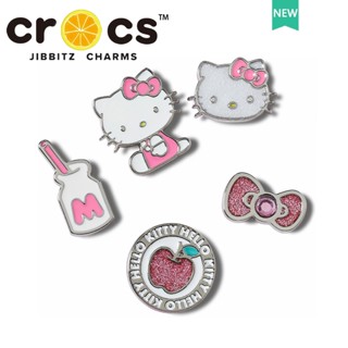 Jibbit crocs charms hello kitty น่ารัก เด็กผู้หญิง เครื่องประดับ หลุม รองเท้า ตกแต่ง ตัวติดรองเท้า crocs