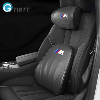 GTISTT สำหรับ BMW M หมอนรองคอในรถ เบาะรองหลังรถยนต์ หมอนรองคอในรถยนต์ หนังpu หมอนรองคอรถยนต์ หมอนลองคอรถยนต์ ที่รองคอในรถ ของแต่งรถยนต์ แต่งรถภายในรถยนต์ สำหรับ BMW G20 F30 M2 2 F10 X2 E90 X1 E46 E36 M6 E39 X3 E60 E30 1 520I 330I 6 7 730 220I