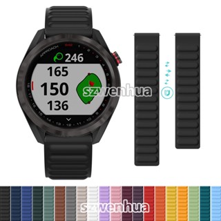 สายนาฬิกาข้อมือซิลิโคน แบบแม่เหล็ก สําหรับ Garmin Approach S40 s42