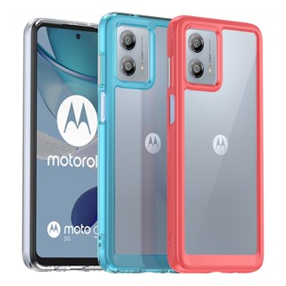 ฝาครอบเครื่องบิน แบบแข็ง สีแคนดี้ สําหรับ Motorola Moto G53