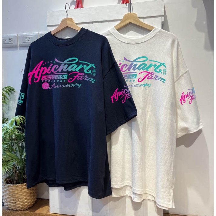 💥💥2023  hot apichat farm ใหม่ สายรุ้งที่ไม่ควรพลาด เสื้ออภิชาติฟาร์ม เสื้อยืดเต้บ้านสวน อThiraphat a