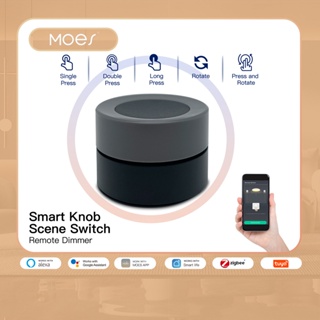 ใหม่ Tuya ZigBee Smart KNOB SWITCH ไร้สายฉากสวิทช์ปุ่ม Controller แบตเตอรี่อัตโนมัติสถานการณ์ Smart Life App