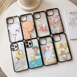 [Puppy Bear] Casetify เคสโทรศัพท์มือถืออะคริลิค ลายดาว คุณภาพสูง สําหรับ iPhone 14 Pro Max 13 Pro Max 14 12 Pro Max 12 14Pro 13 14 plus 12Pro 11 13Pro