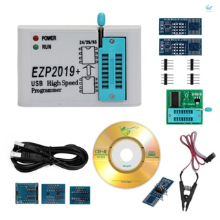 Hgt EZP2019 โปรแกรมเมอร์ USB SPI ความเร็วสูง รองรับแฟลช 32M 24 25 93 EEPROM 25 Flash bios Win7 Win8