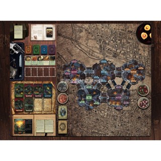 แผ่นบอร์ดเกม Arkham Horror (Third Edition) Strange Town Strange Story สําหรับเล่นเกม