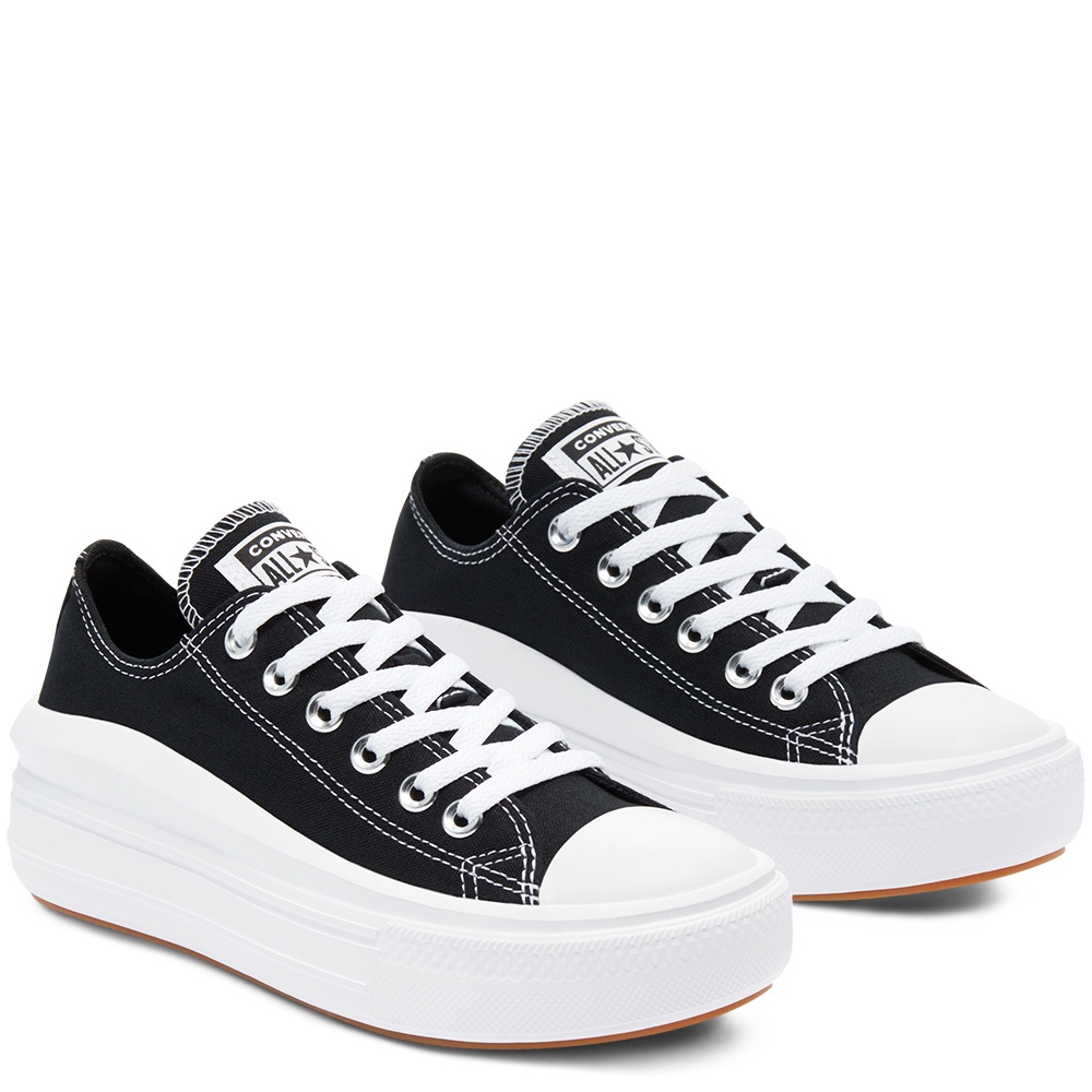 CONVERSE รองเท้าผ้าใบ รุ่น CTAS MOVE OX BLACK - 570256CF_U1BKXX - สีดำ ผู้หญิง