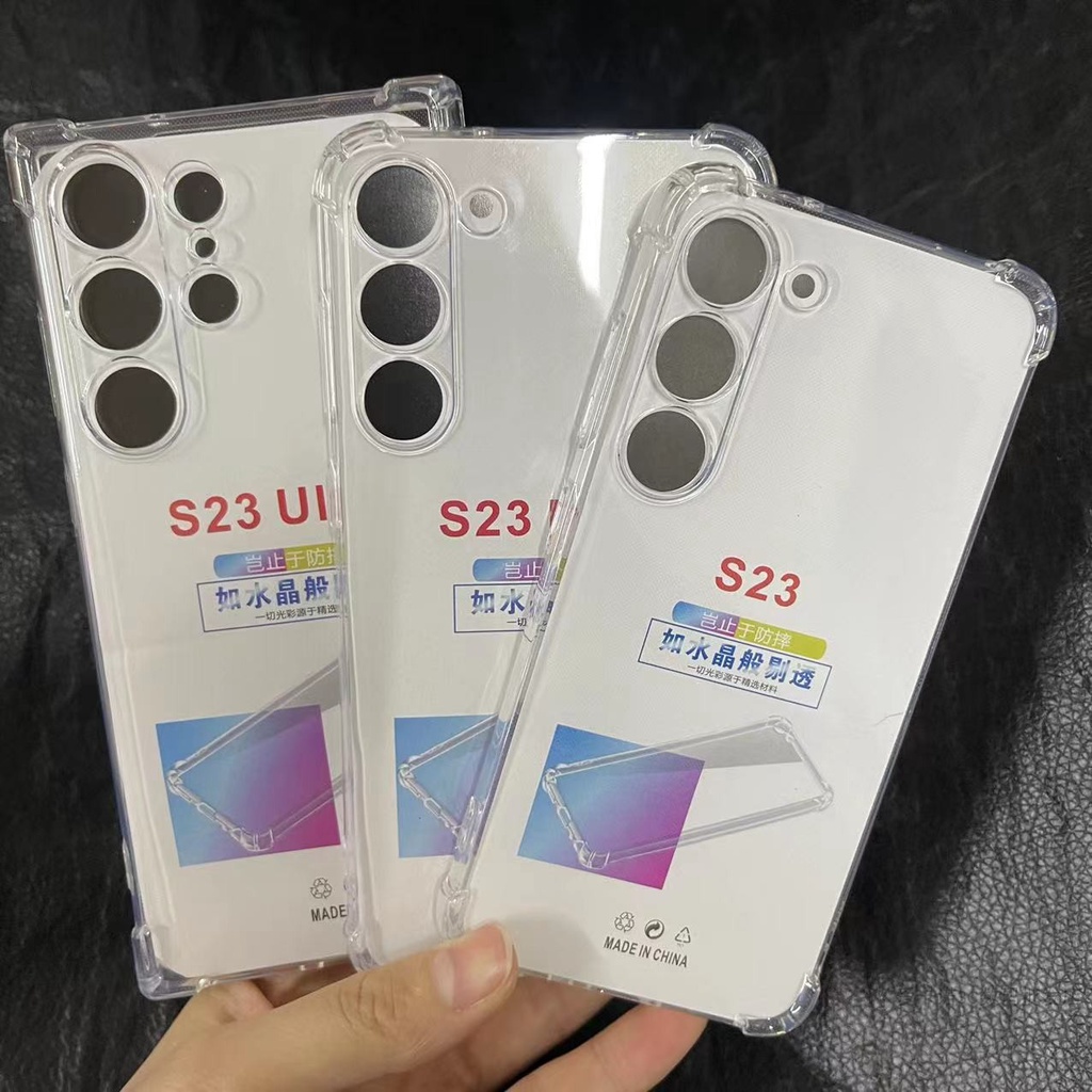เคสใสนิ่ม กันกระแทก   Samsung Galaxy  S23 ultra  S23 plus S23  S23FE  S24 FE เคสใส TPU กันกระแทก กัน
