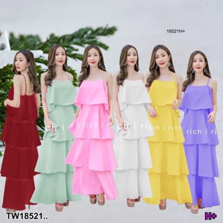 ส่งไว 💗พร้อมส่ง  เดรสยาวสายเดี่ยวขนมสีพื้น ชุดไปเที่ยว ชุดไปทะเล สไตล์เกาหลี ทำงาน เสื้อผ้าสาวอวบ