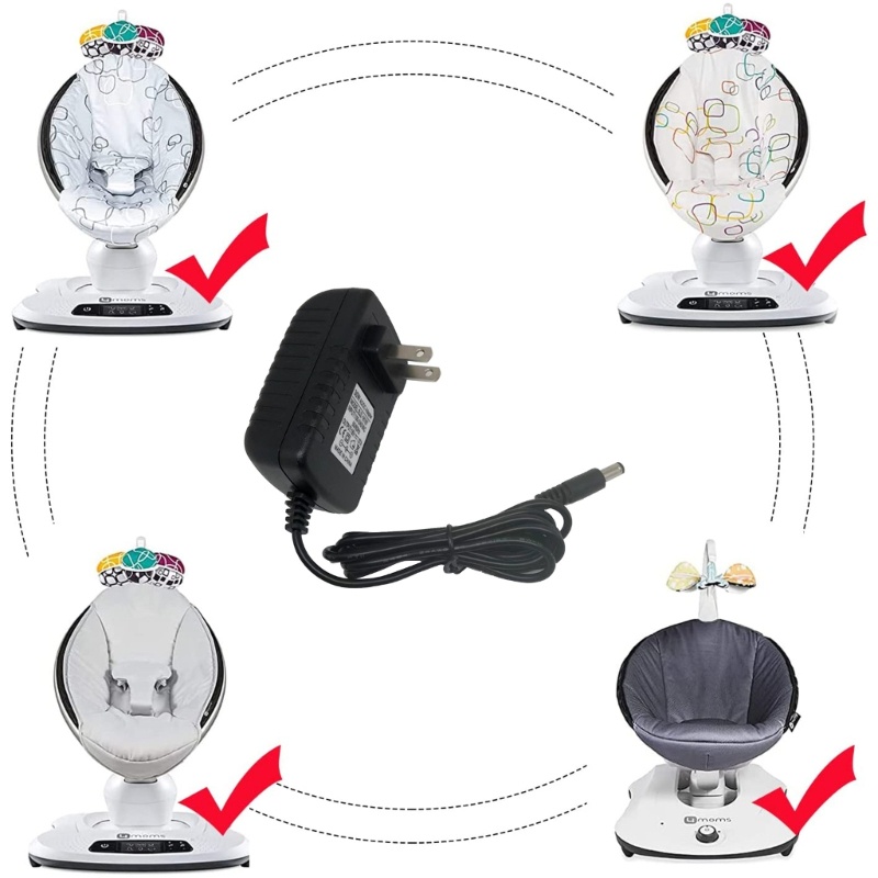 Rr ที่ชาร์จพาวเวอร์ 12V 3A สําหรับ mamaRoo2 4- moms mamaRoo 4moms mamaRoo 4 Baby Swing