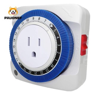 Outlet Timer Switch 24 Hour Plug-in Electric Mechanical Outlet Timer Switch Outlet Mechanical Timing Socket US Plug