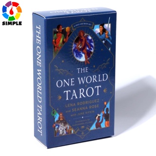 The One World Tarot 78 Cards Tarot Deck Fortune Telling Game Divination Tools For All Skill Levels