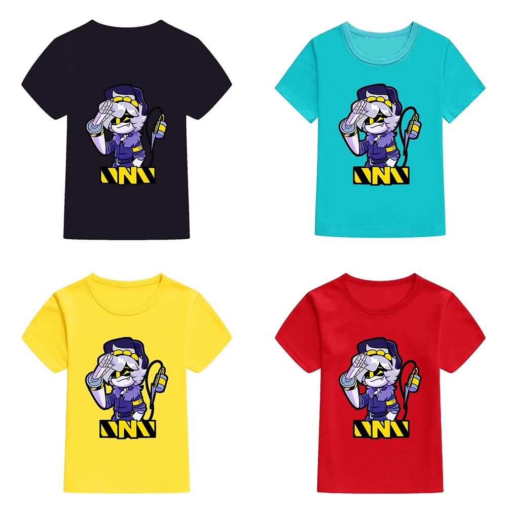 Dingyuan Murder Drones Uzi Copy Of Murder Drones สาวเด็กรูปแบบเสื้อยืดเด็ก Tshirt Casual แขนสั้นหลวม