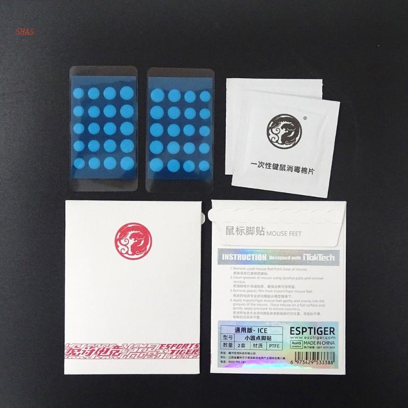 Shas 1Pack Esports Tiger- Gaming Mouse Feet Mouse Skates ICE Glides DIY Universal Dot