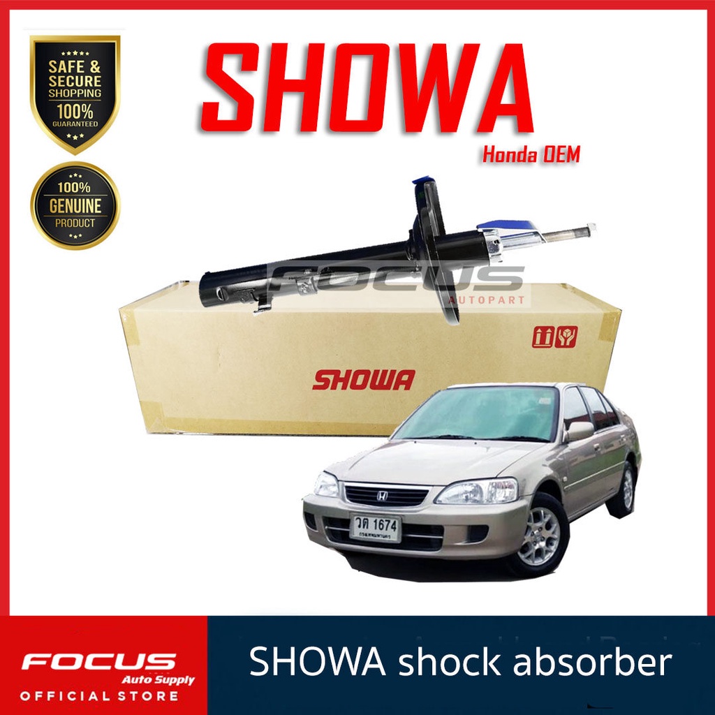 TBKShowa โช้คอัพหน้า Honda City Type Z ปี95-02 (โช้คน้ำมัน)/ 51605-SX8-T04 / 51606-SX8-T04 / โช้คอัพ