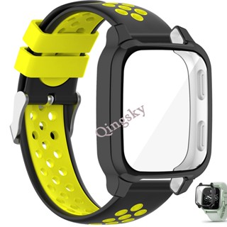 เคสสมาร์ทวอทช์ สําหรับ Garmin Venu Sq 2 Strap SQ2 Smart Watch Sports Silicone Band Sq Music Tpu Watch Case Garmin Venu Screen Protector Venu Sq Music Cover อุปกรณ์เสริม