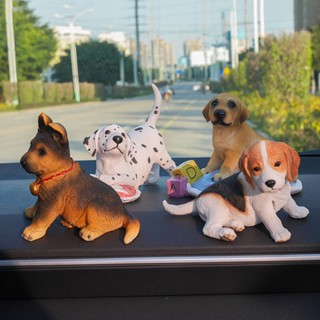 Cute Animal Car Decoration Resin Model Simulation Sleeping Dog Creative Doll Doll Car Interior Decoration Desktop Cute Car Decoration  car interior accessories