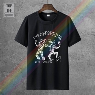 แขนสั้นโอเวอร์ไซส์GILDAN [ขายดี] เสื้อยืดผ้าฝ้าย 100% พิมพ์ลาย The Offspring Dance สําหรับผู้ชายS-4XL