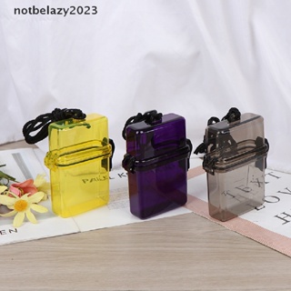 [notbelazy] กล่องเคสพลาสติก กันน้ํา สําหรับใส่กุญแจ เงิน 1 ชิ้น