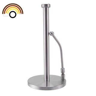 Paper Towel Holder Stainless Steel Standing Tissue Holder One-Handed Tear, Perfect Modern Design for Kitchen Keeps Kitchens Countertop Tidy