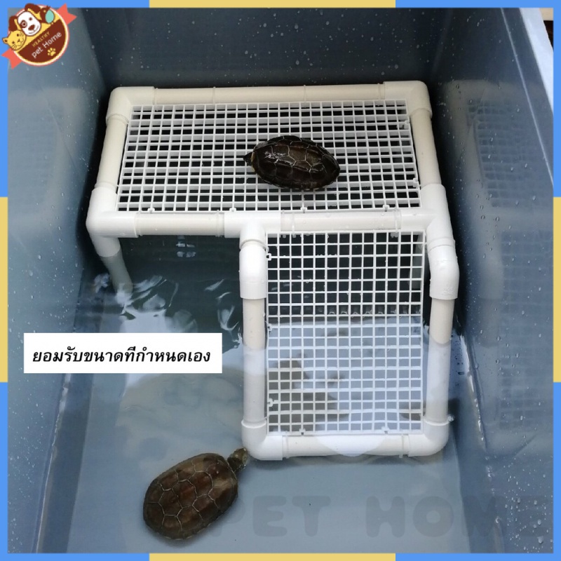 แพลตฟอร์มเต่าอาบแดด แพลตฟอร์มเต่าอาบแดด  ตู้ปลาเต่า Sunset