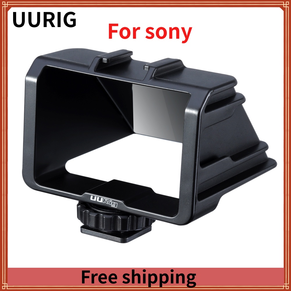 UURig Vlog Selfie Flip หน้าจอรองเท้าเย็นสําหรับกล้อง Mirrorless สําหรับวิดีโอ Youtube Photo Studio ก