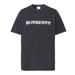 [Official]Burberry  Mens and Womens Logo Print Short-sleeved T-shirt
