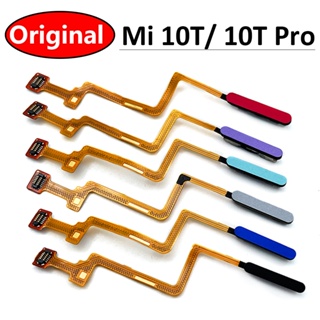 แท้ ปุ่มโฮม เซนเซอร์สัมผัส ID สายเคเบิลอ่อน แบบเปลี่ยน สําหรับ Xiaomi Mi 10T Mi10T Pro M2007J3SY