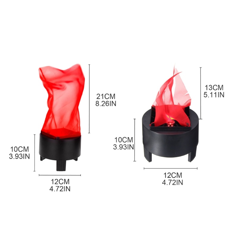 Weroyal จําลองเปลวไฟโคมไฟ Props LED ปลอม Fire-Flame โคมไฟตกแต ่ งริบหรี ่ เปลวไฟ Campfire เปลวไฟที ่ สมจริง Hallow ราคา ถูกที่สุด ดีลบีเคเค แกลเลอรีภาพที่ 2