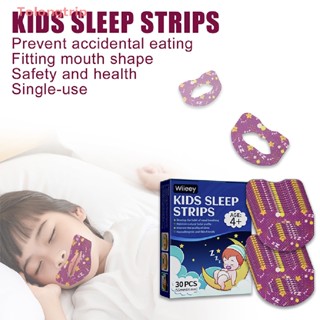 Tolongtrip&gt; 30Pcs/Box Mouth Correction Stickers Anti-Snoring Stickers For Children Night Sleep Lip Nose Breathing Improving Patch Mouth Correction Orthosis Tape well