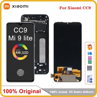 Amoled Mi CC9 หน้าจอสัมผัส LCD 6.39 นิ้ว แบบเปลี่ยน สําหรับ Xiaomi Mi CC9 M1904F3BG Xiaomi Mi 9 lite