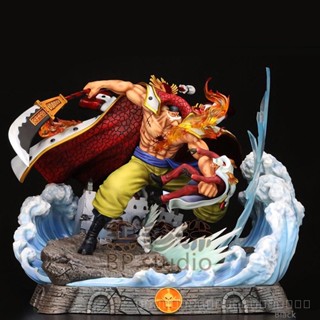 ((พร้อมส่ง) โมเดลฟิกเกอร์โจรสลัด GK Whitebeard Battle Akainu Top Whitebeard Furious Daddy KYLK